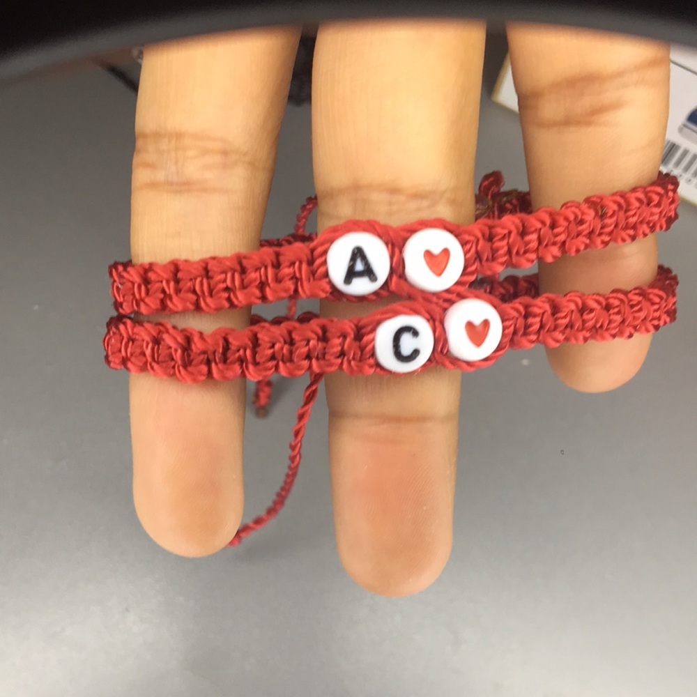 Couple initial bracelets ❤️